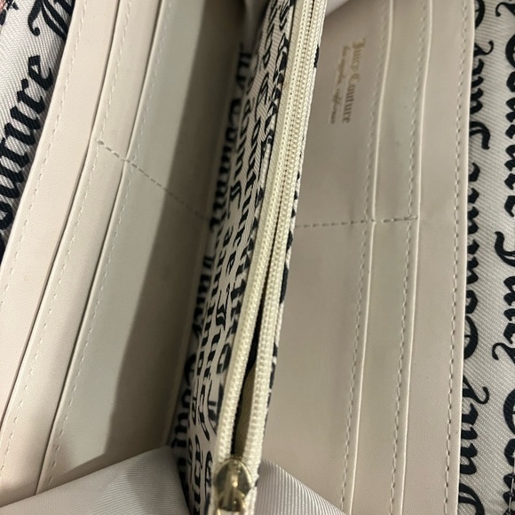Juicy Couture Cream and Black Logo Wallet - Picture 2 of 4